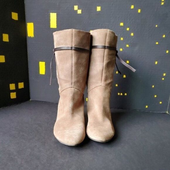 💍Easy Spirit Tan Suede Booties Esingrida - Picture 2 of 8